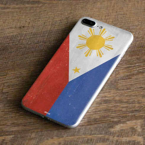 Philippines Flag Distressed iPhone 8 Plus Skin